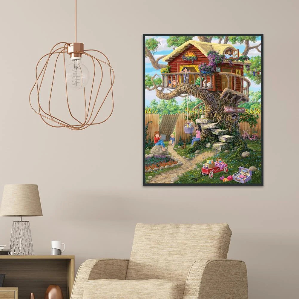 Tree House | Diamond Painting