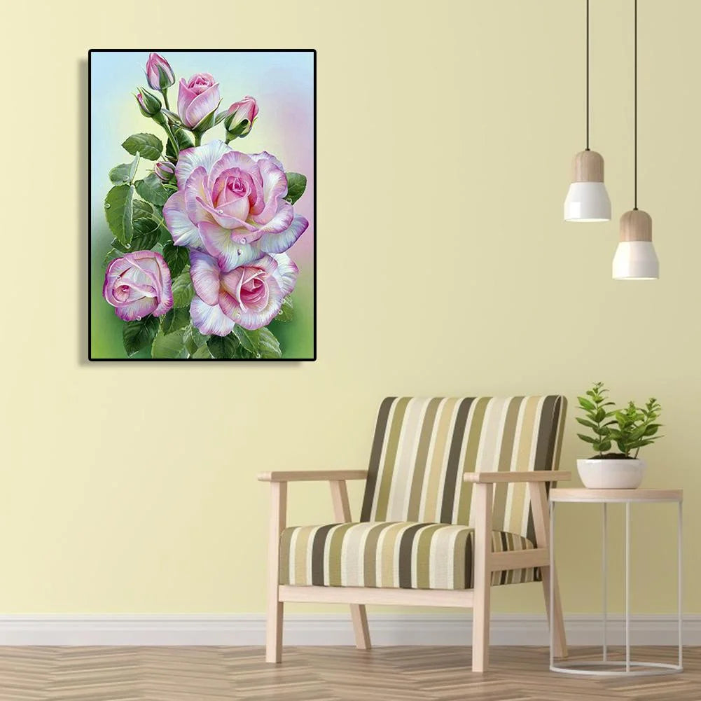 Pink Flower | Diamond Painting