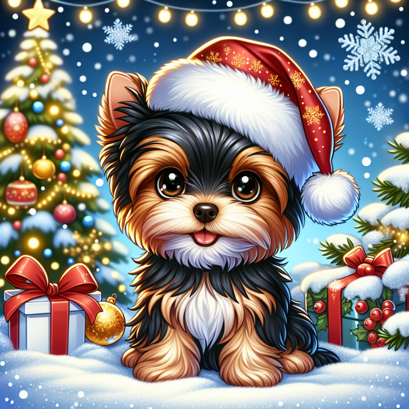 Christmas Dog | Diamond Painting