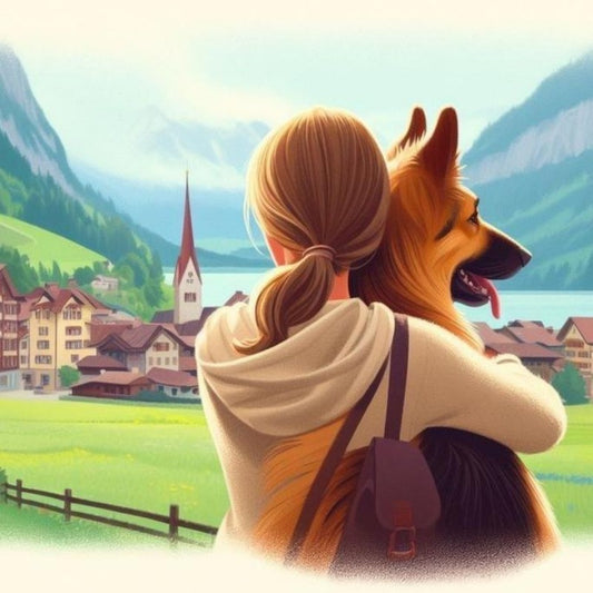 Dog German Shepherd | Diamond Painting