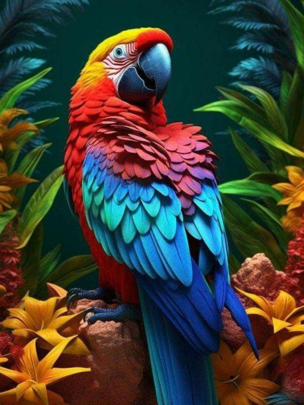 Macaw | Diamond Painting