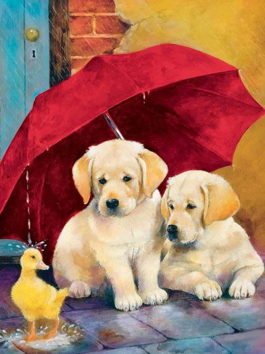 Yellow Labrador Dog | Diamond Painting