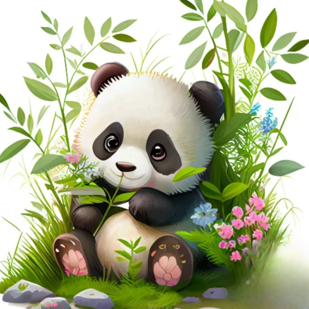 Panda | Diamond Painting