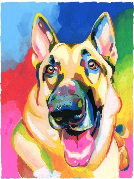 Dog German Shepherd | Diamond Painting