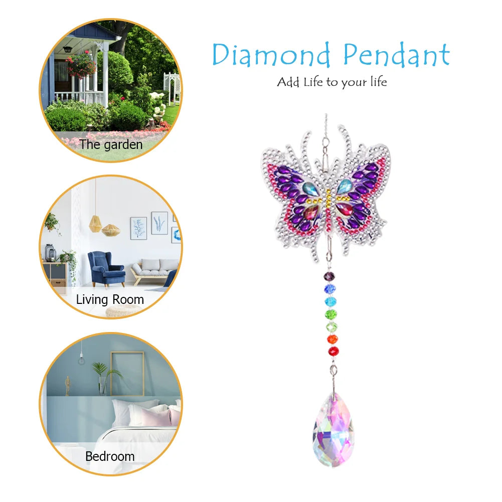 Diy Diamond Painting Wind Chime