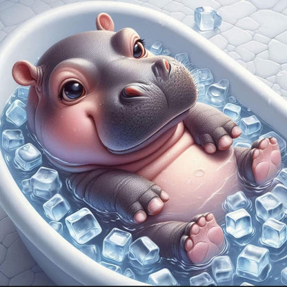 Hippo | Diamond Painting