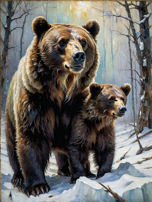 Brown Bear | Diamond Painting