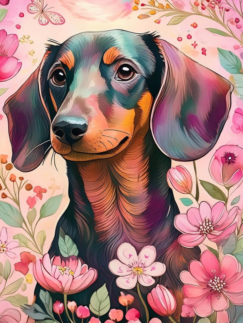 Dachshund Dog | Diamond Painting