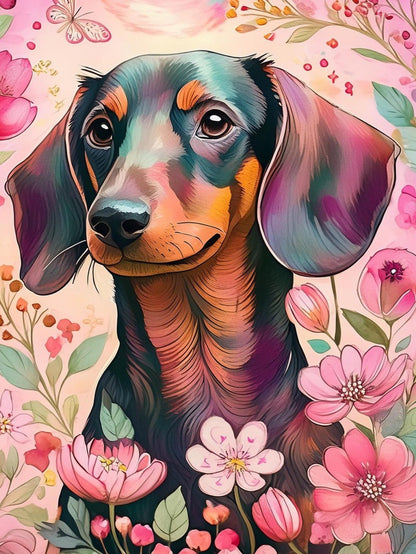 Dachshund Dog | Diamond Painting