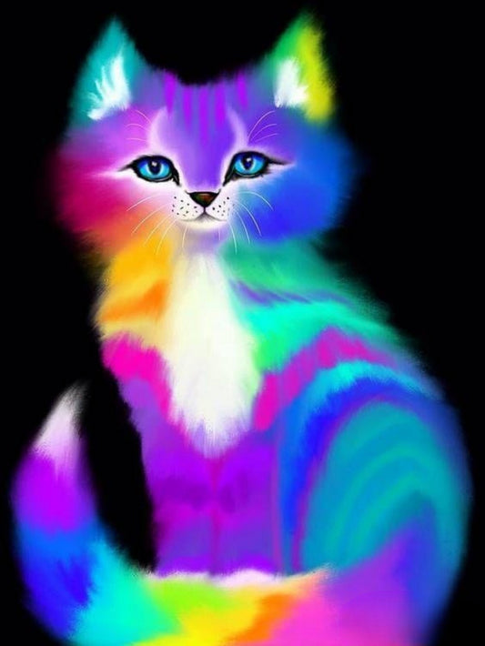 Colorful Cat | Diamond Painting