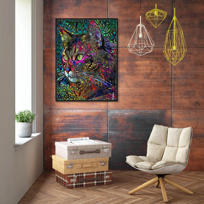 Colorful Cat | Diamond Painting