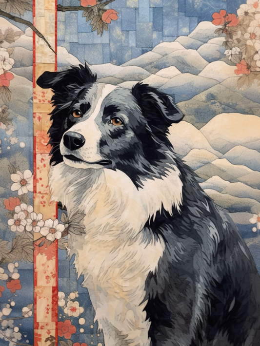 Dog Border Collie | Diamond Painting