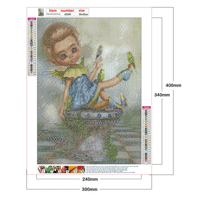 Beautiful Girl | Diamond Painting