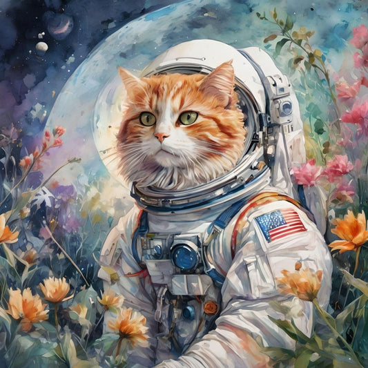 Cats in Space | Diamond Painting