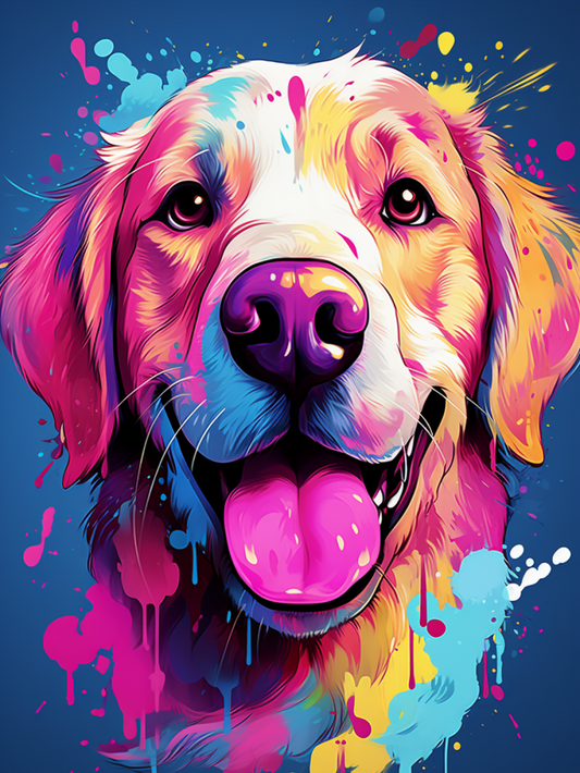 Yellow Labrador Dog | Diamond Painting