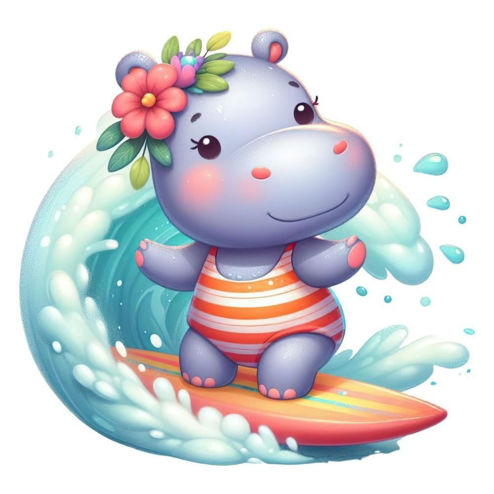 Hippo | Diamond Painting