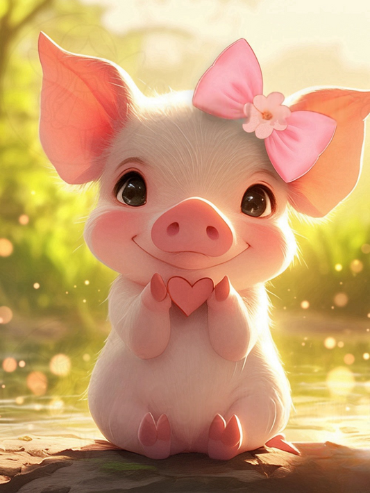 Pig | Diamond Painting
