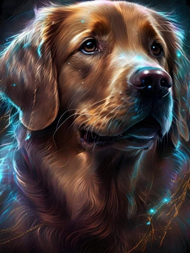 Golden Retriever Dog | Diamond Painting