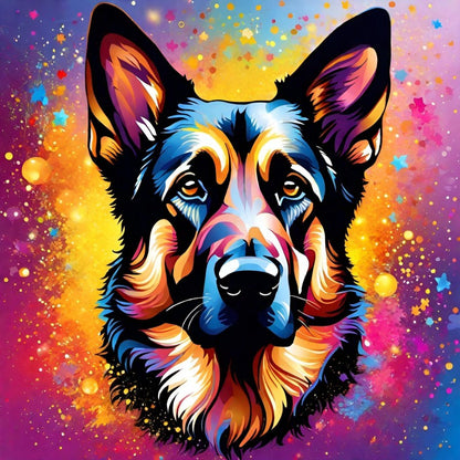 Dog German Shepherd | Diamond Painting