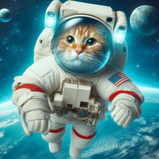 Cats in Space | Diamond Painting