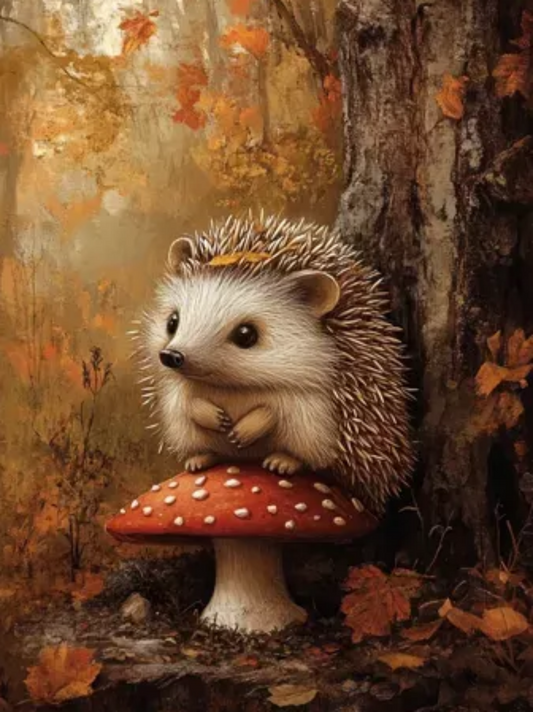 Hedgehog | Diamond Painting