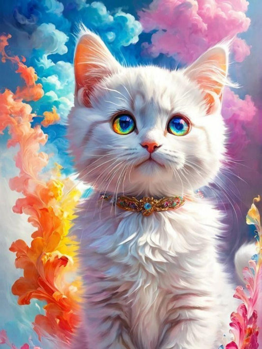 Colorful Cat | Diamond Painting