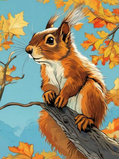 Squirrel | Diamond Painting
