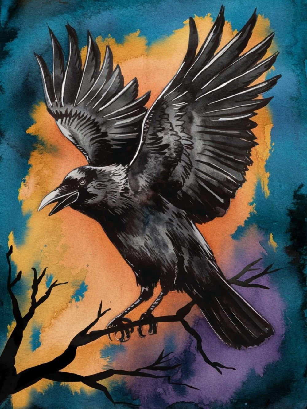 Crow | Diamond Painting