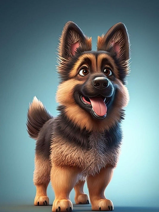 Dog German Shepherd | Diamond Painting
