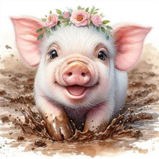 Pig | Diamond Painting
