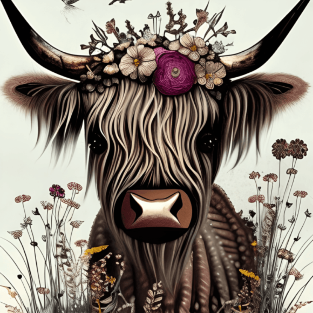 Highland Cow | Diamond Painting