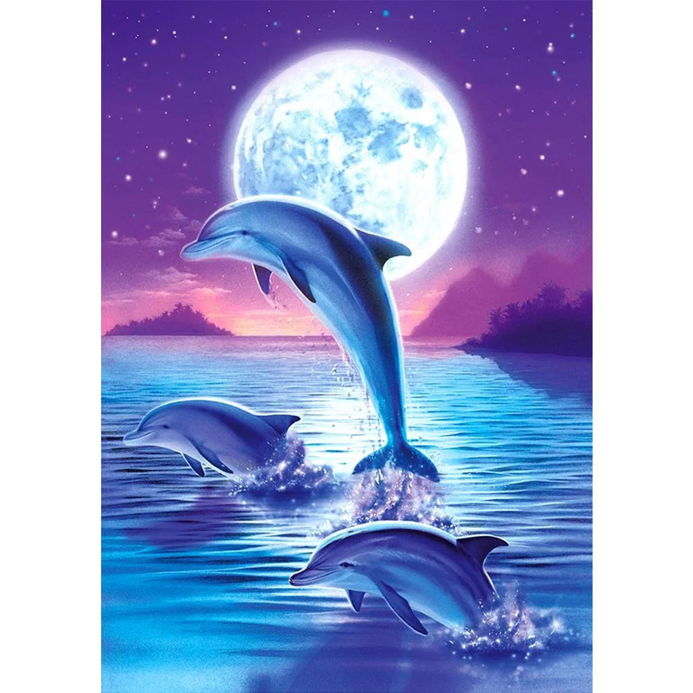 Dolphin | Cross Stitch Embroidery