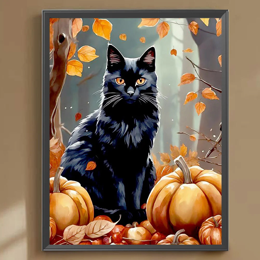 Halloween Black Cat | Diamond Painting