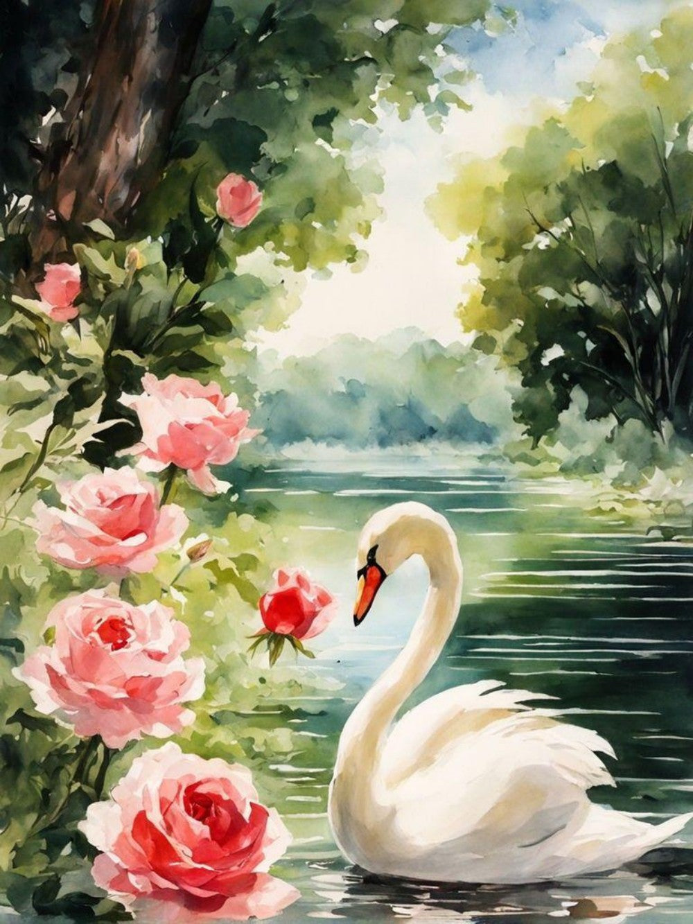 Swan | Diamond Painting