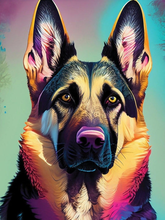 Dog German Shepherd | Diamond Painting