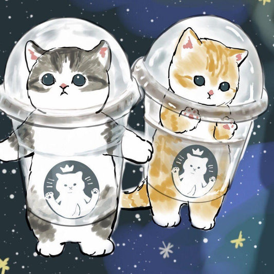 Cats in Space | Diamond Painting