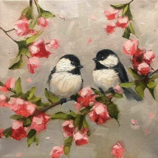 Birds and Flowers | Diamond Painting