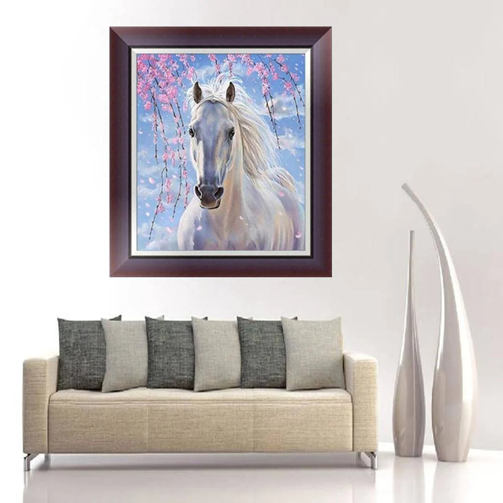 White Horse | Diamond Painting