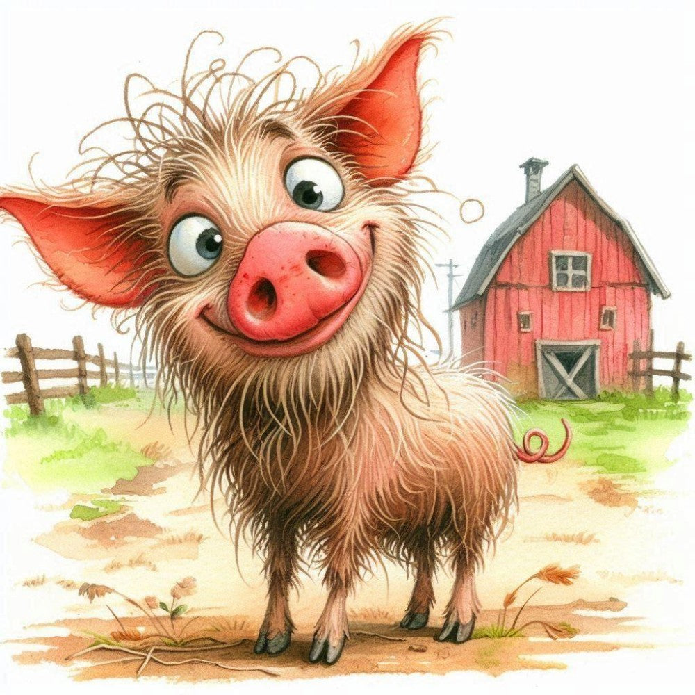 Pig | Diamond Painting