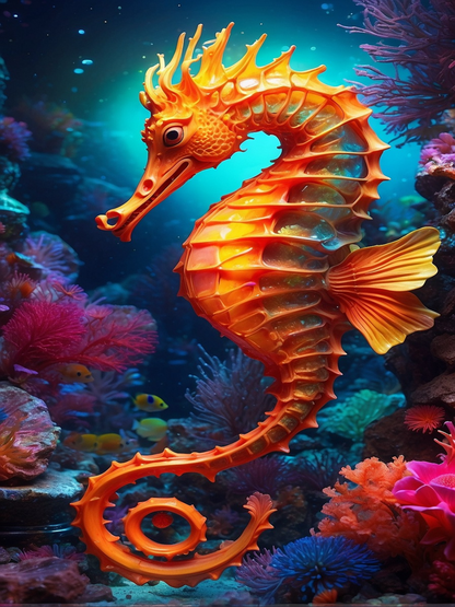 Seahorse | Diamond Painting