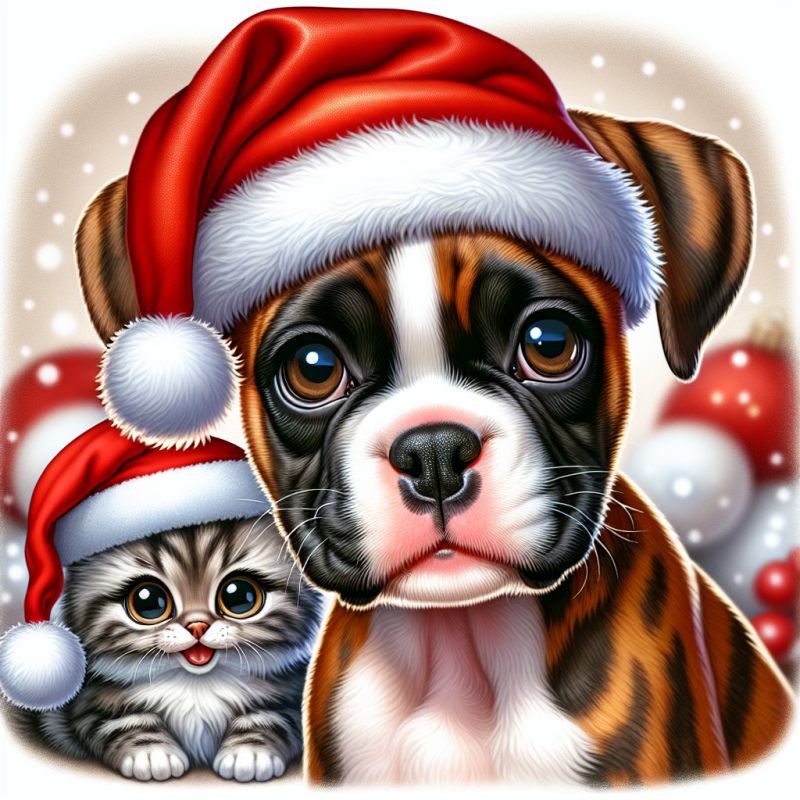 Christmas Dog | Diamond Painting