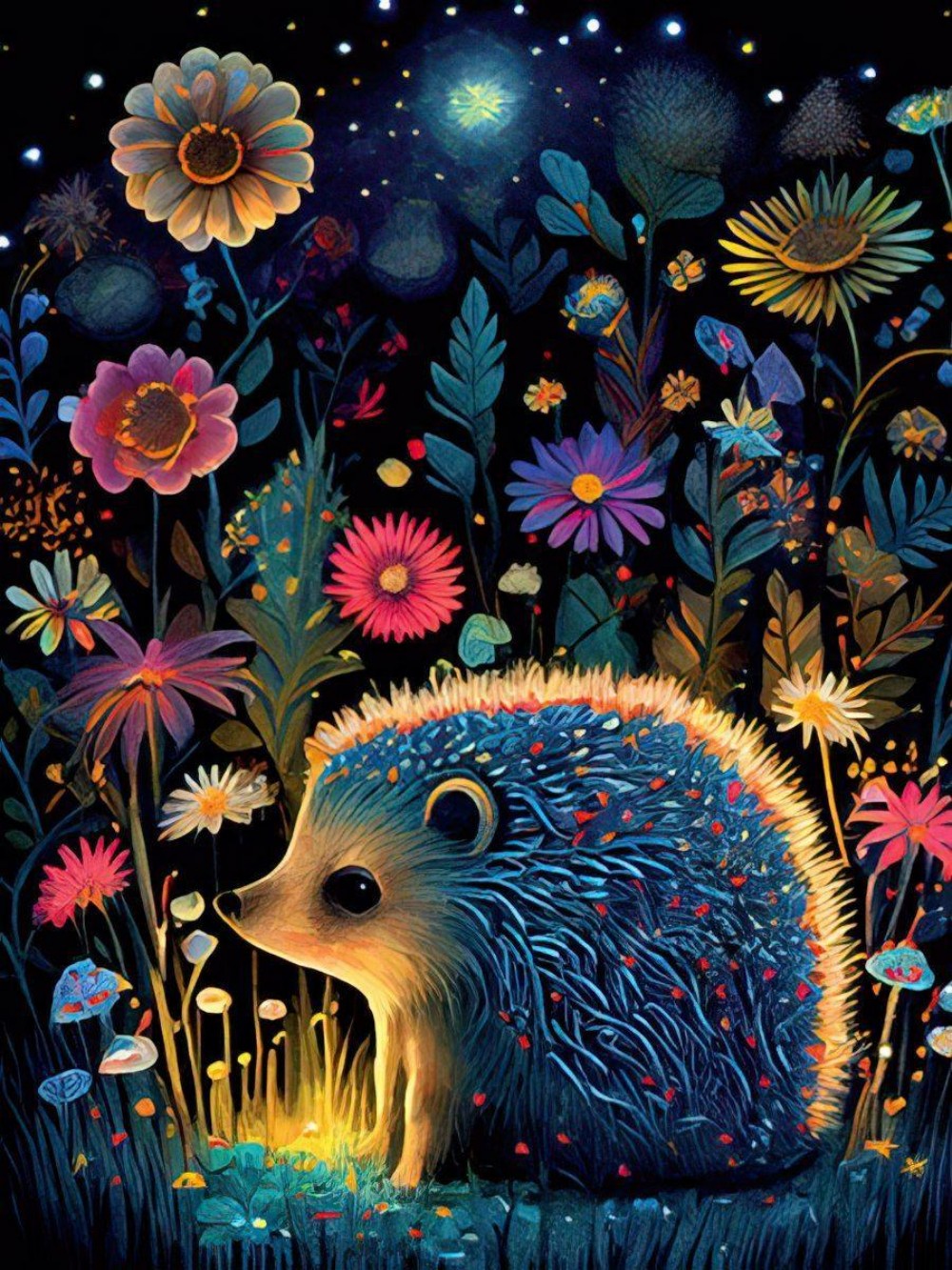 Hedgehog | Diamond Painting