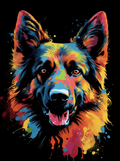 Dog German Shepherd | Diamond Painting