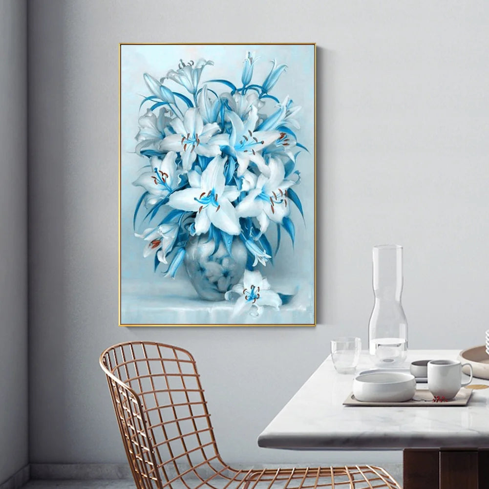 Blue Flower | Diamond Painting