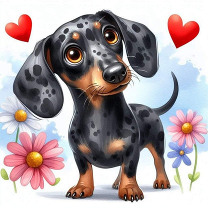 Dachshund Dog | Diamond Painting