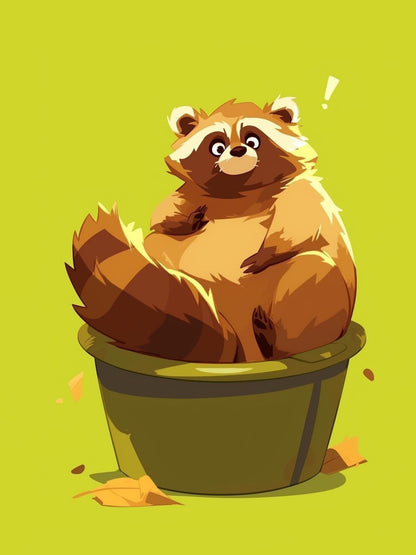 Raccoon | Diamond Painting