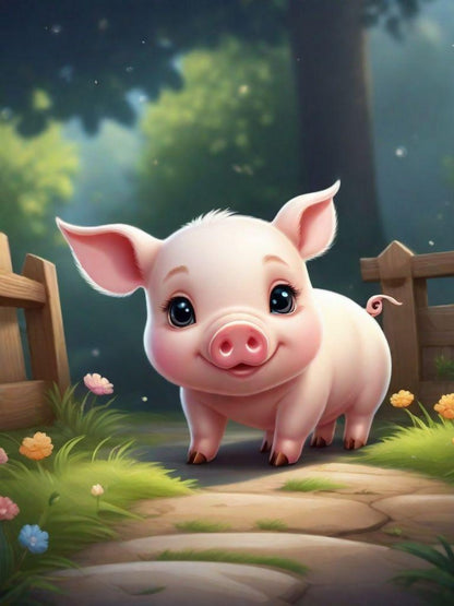 Pig | Diamond Painting