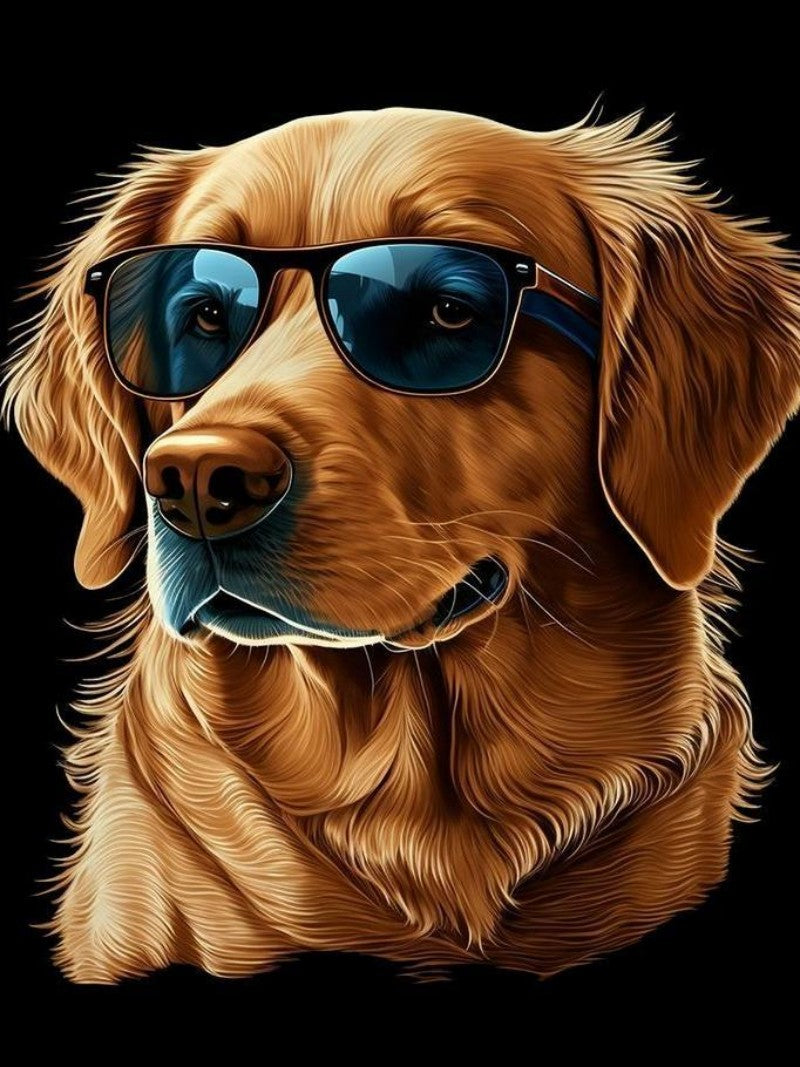 Golden Retriever Dog | Diamond Painting