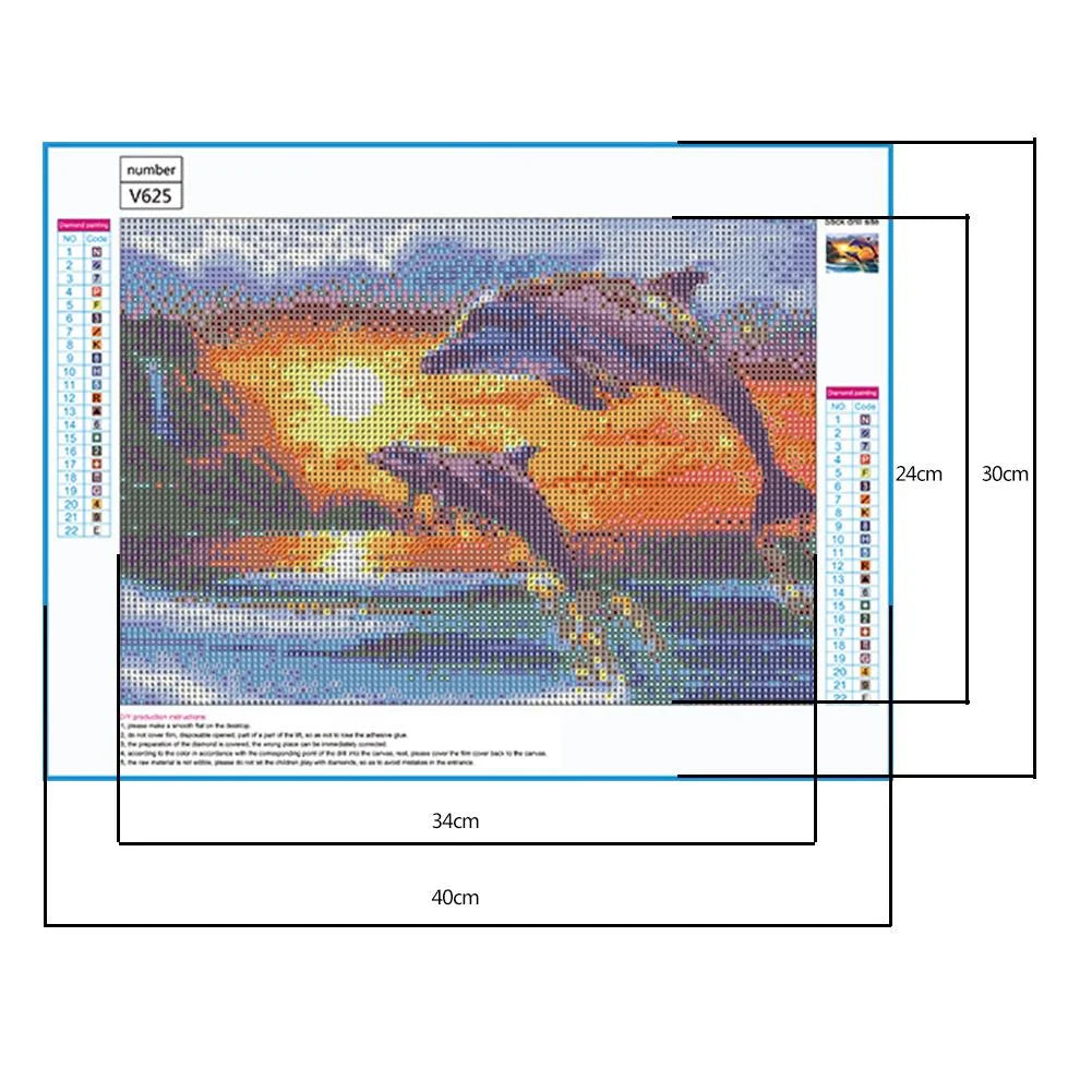 Dolphin | Diamond Painting