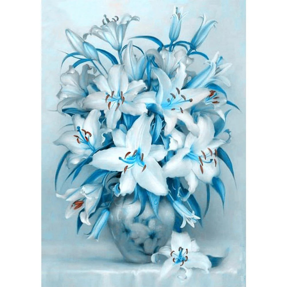 Blue Flower | Diamond Painting